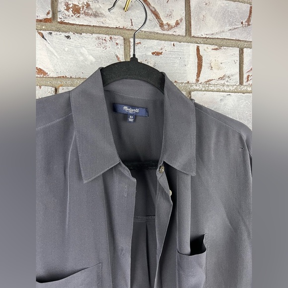 Madewell | Silk Courier Shirt - Picture 6 of 13